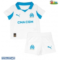 Olympique de Marseille Hjemmedraktsett Barn 2025-26 Kortermet (+ Korte bukser)
